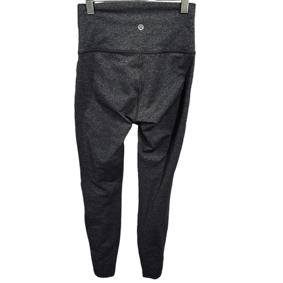 LULULEMON Wunder Under HR Tight SE Tech women’s size 4 grey black W5AWJS - Picture 3 of 8